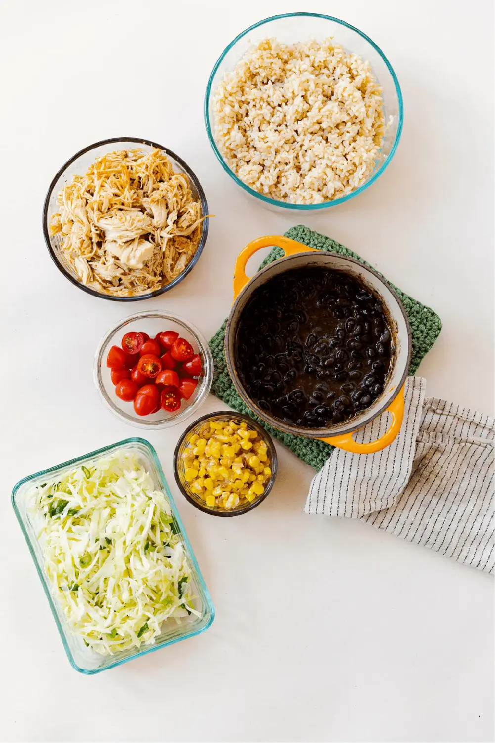 Individually packaged and pre-prepared meals